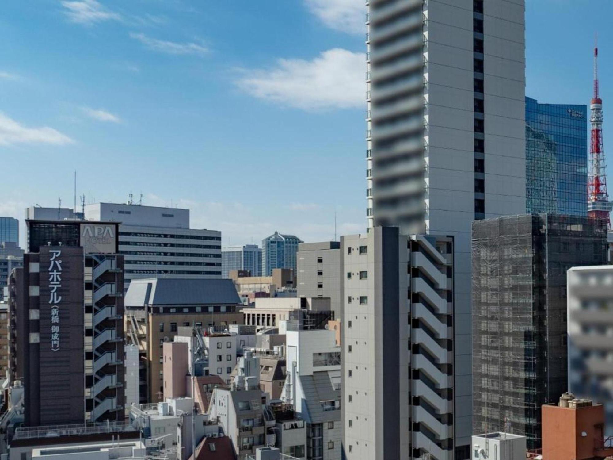 Apa Hotel Shimbashi Onarimon Tokyo prefektur Exteriör bild