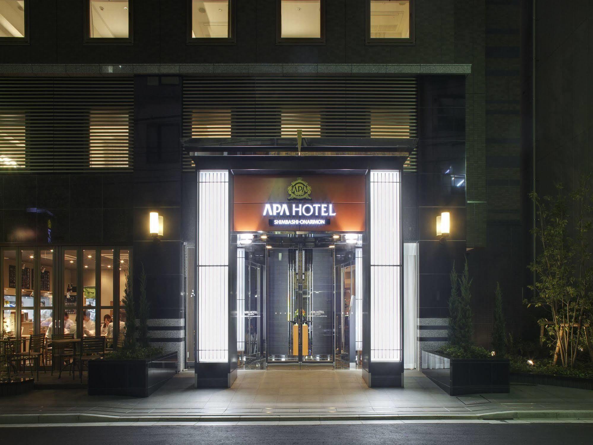 Apa Hotel Shimbashi Onarimon Tokyo prefektur Exteriör bild