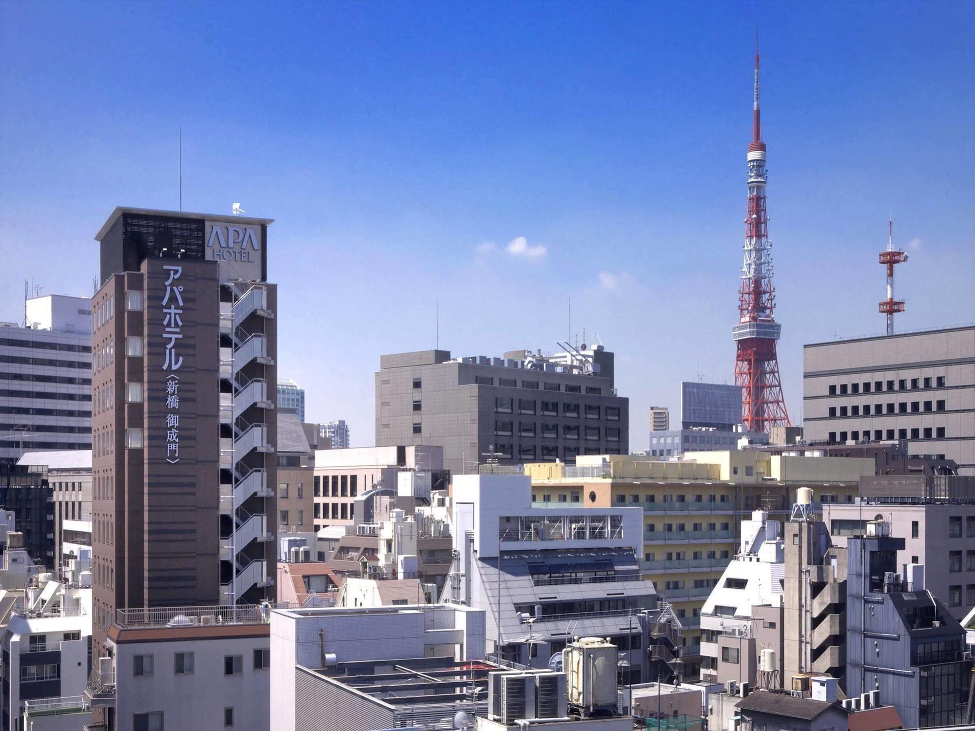 Apa Hotel Shimbashi Onarimon Tokyo prefektur Exteriör bild